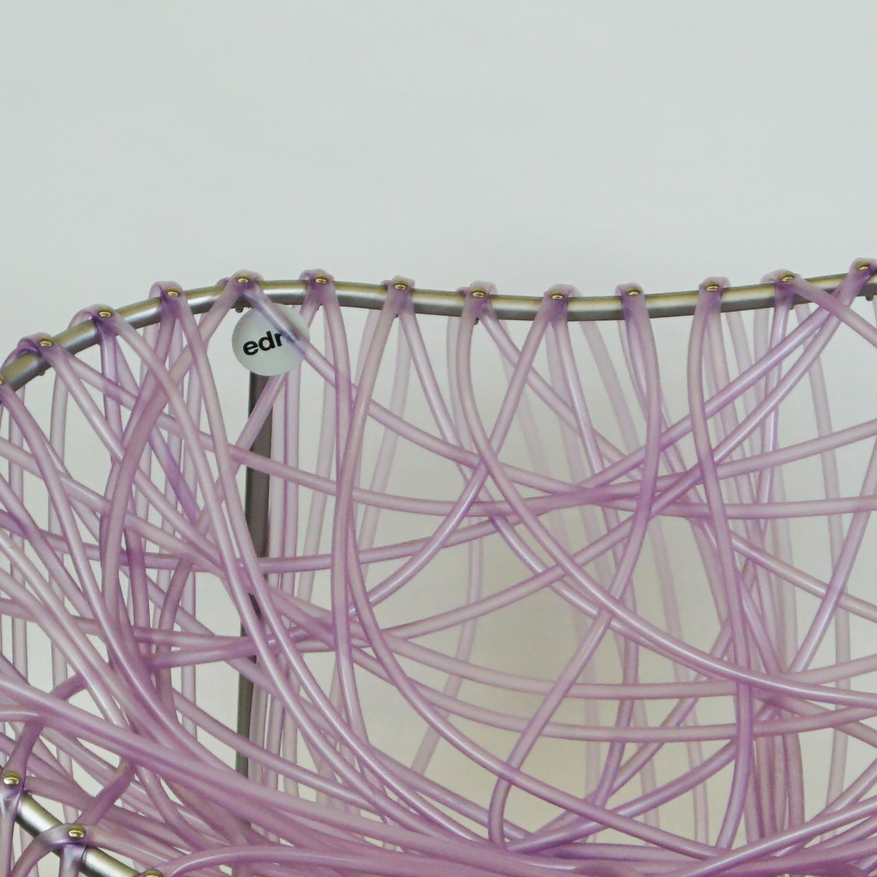 Italian Violet Anemone Chair by Fernando and Humberto Campana for Edra, Italy, 2001