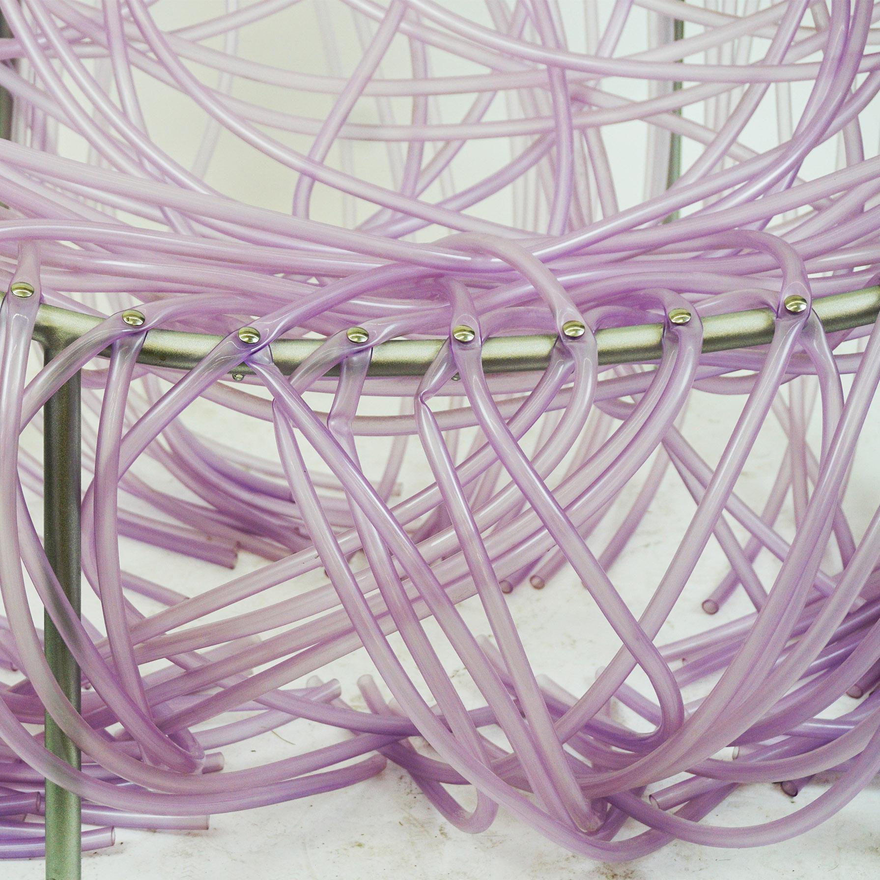 Violet Anemone Chair by Fernando and Humberto Campana for Edra, Italy, 2001 In Good Condition In Vienna, AT