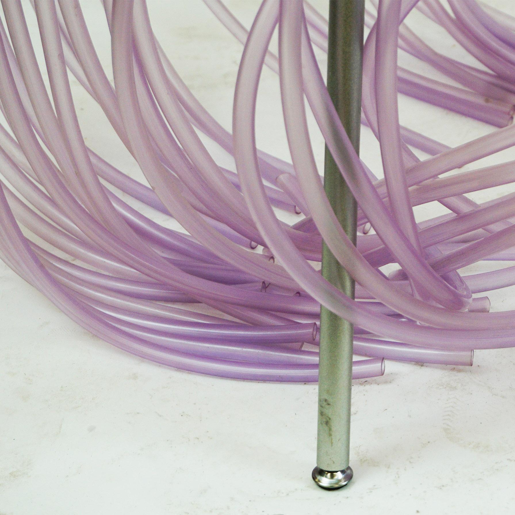 Contemporary Violet Anemone Chair by Fernando and Humberto Campana for Edra, Italy, 2001