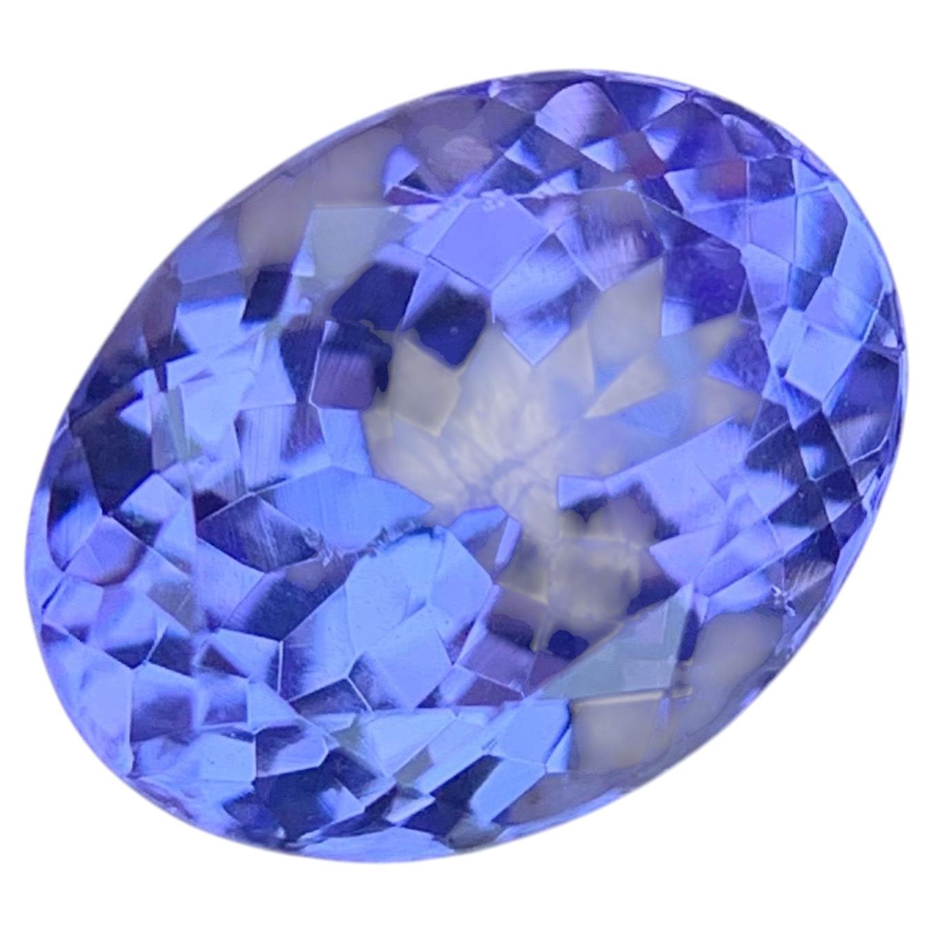 Tanzanita natural de color azul violeta, 1,57 quilates, talla ovalada, piedra suelta para anillo