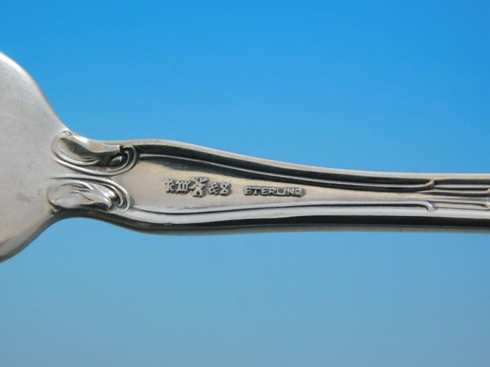 Service de couverts en argent sterling Violet de Wallace pour 8, ensemble de 40 pièces, sans monogramme en vente 1
