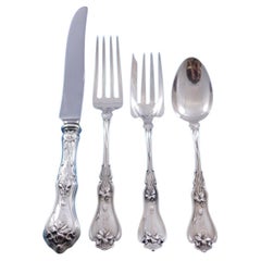 Juego de Cubiertos de Plata de Ley Violet by Whiting-Gorham para 8 Servicio 34 Piezas