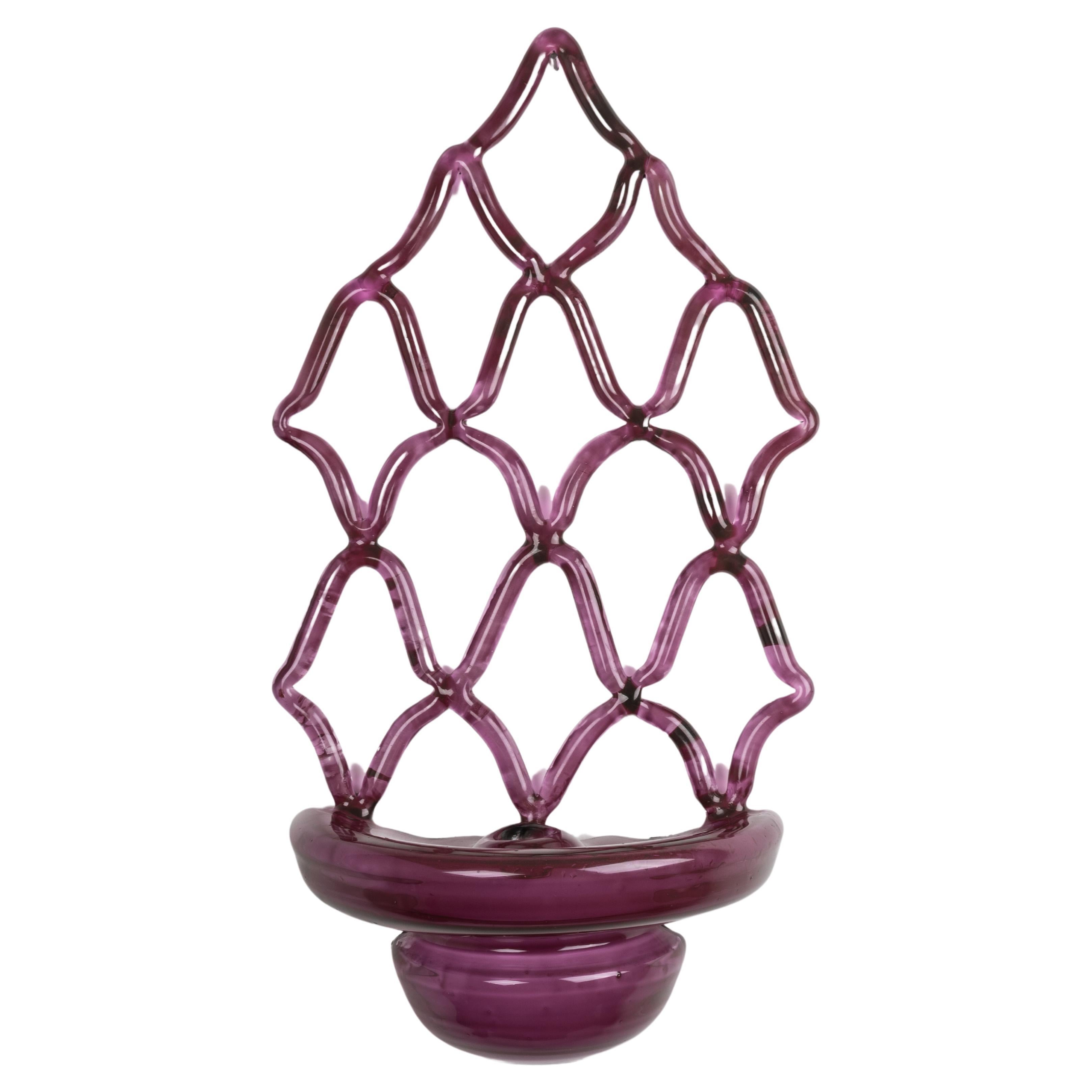 Violet candlestick For Sale