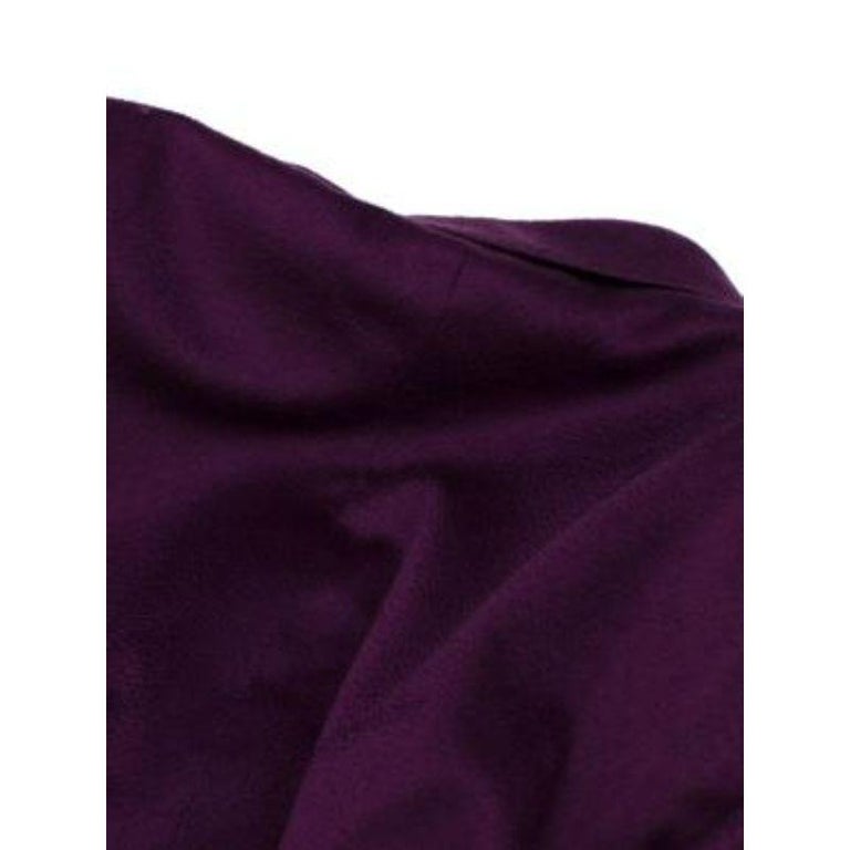 violet cashmere felt blazer For Sale at 1stDibs