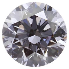 Violet Diamond - 0.20ct Natural Loose Fancy Violet Gray Color Diamond Round SI1