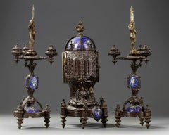 "VIOLET LE DUC" Style Fireplace Set