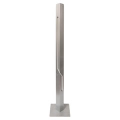 Violet Neon Steel Lamp by Rudi Stern for Let There Be Neon, 1983