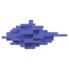 Violet Shelf, Primitive series by Studio Nucleo, Handmade Geometric Design