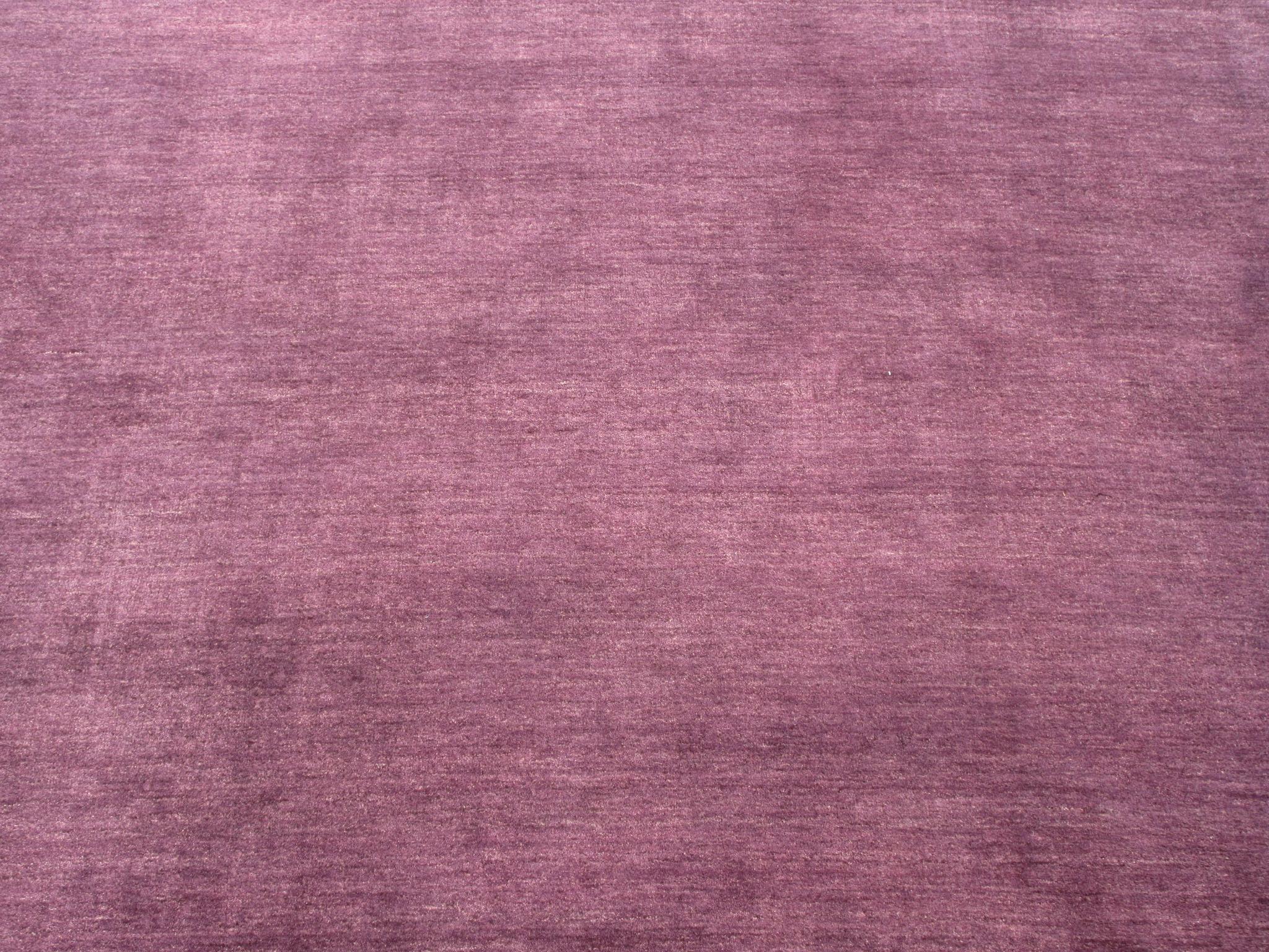 Indian Violet Silk Modern Rug For Sale