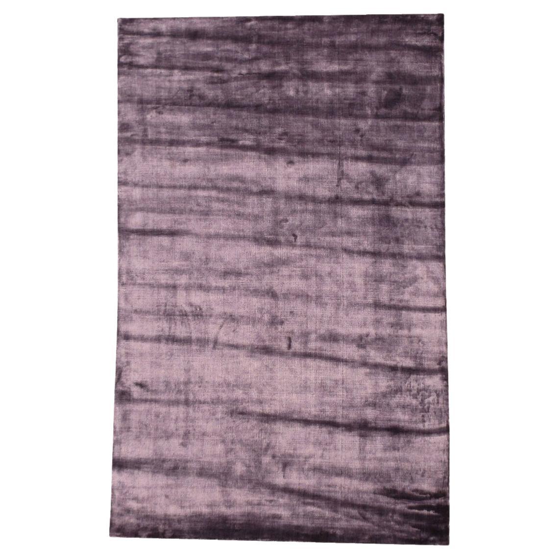 Violet Silk Modern Rug