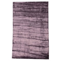 Violet Silk Modern Rug