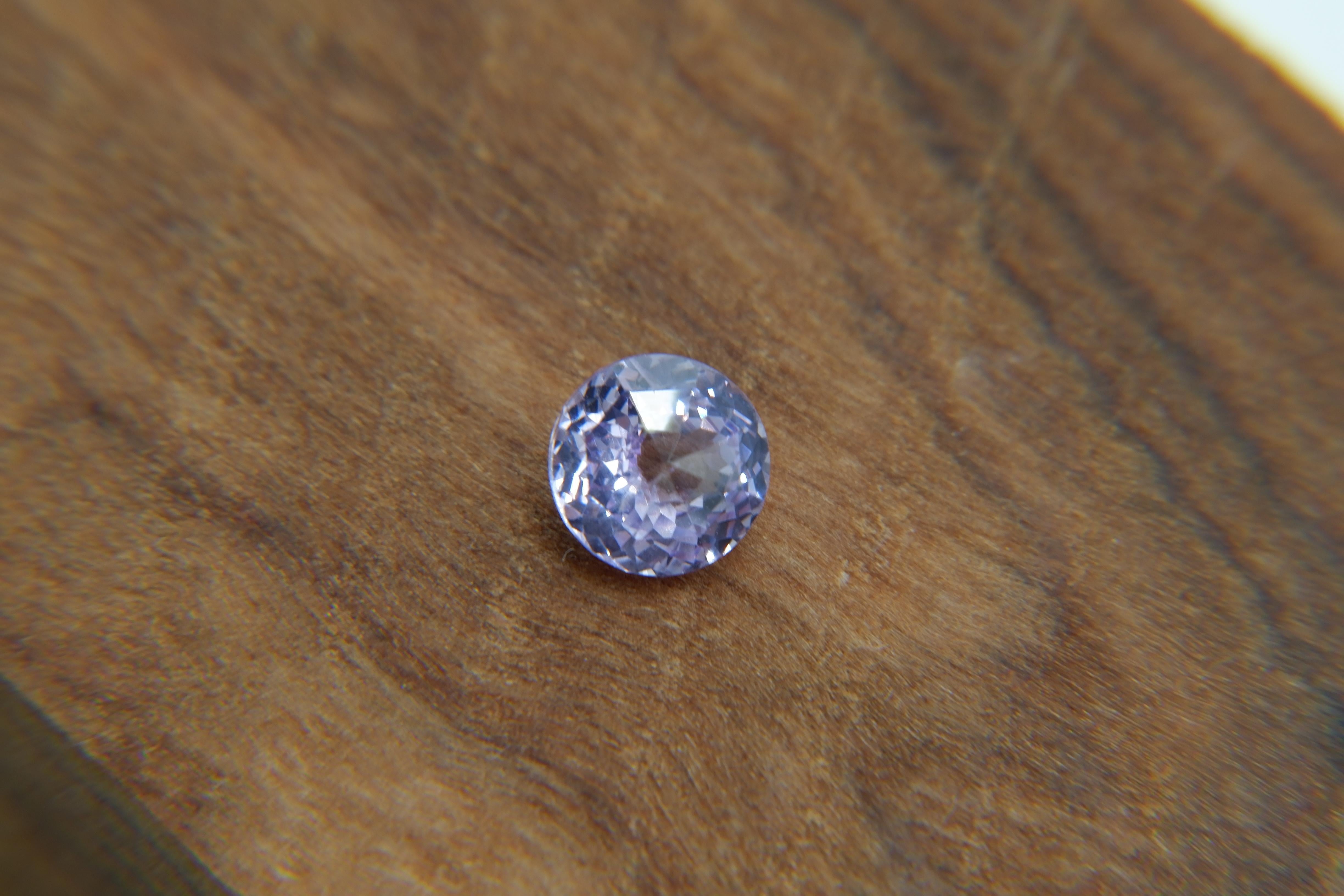 Violetter Spinell für Ihren Solitär-Ring, Spinell-Verlobungsring, August Geburtsstein für Damen oder Herren im Angebot