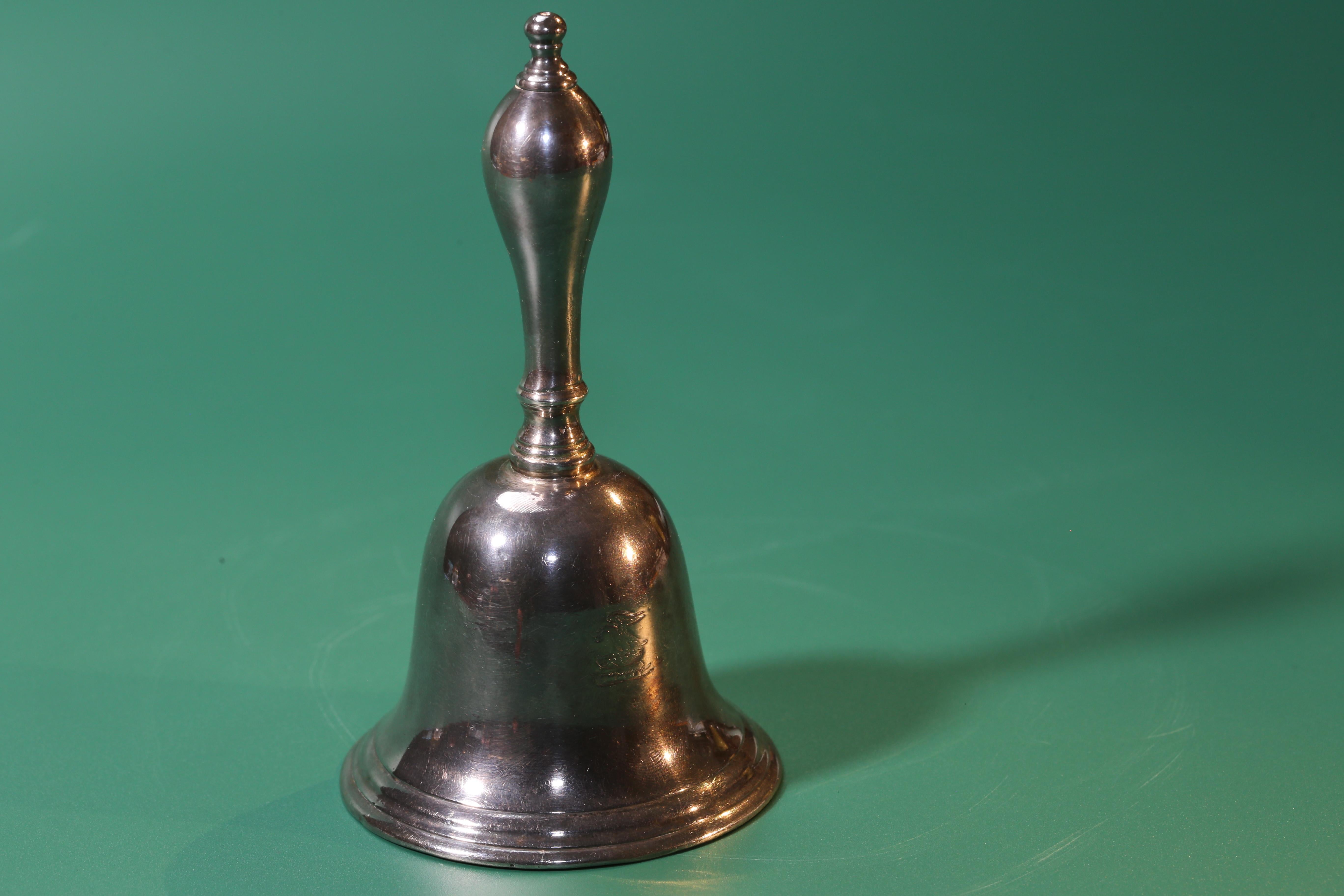 British Violet Trefusis's George II Silver Table Bell, Christie's 2012 Auction For Sale
