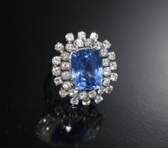 Violetish Blue Sapphire Ring