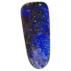 Violetish blue with play of colors, black opal in matrix - 6.42