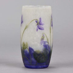 Violettes Vase by Daum Freres