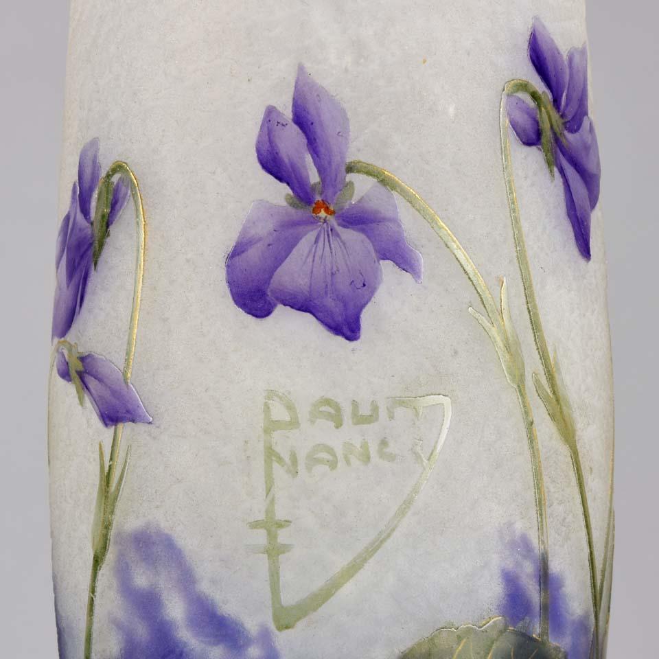 Vase Violettes de Daum Freres 1