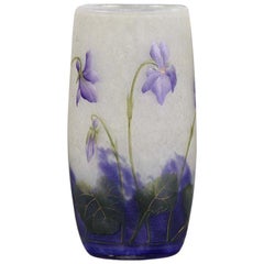 Vase Violettes de Daum Freres