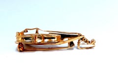 Violin Cello Viola Diamond Sapphire Pendant Pin 14kt Gold Handmade