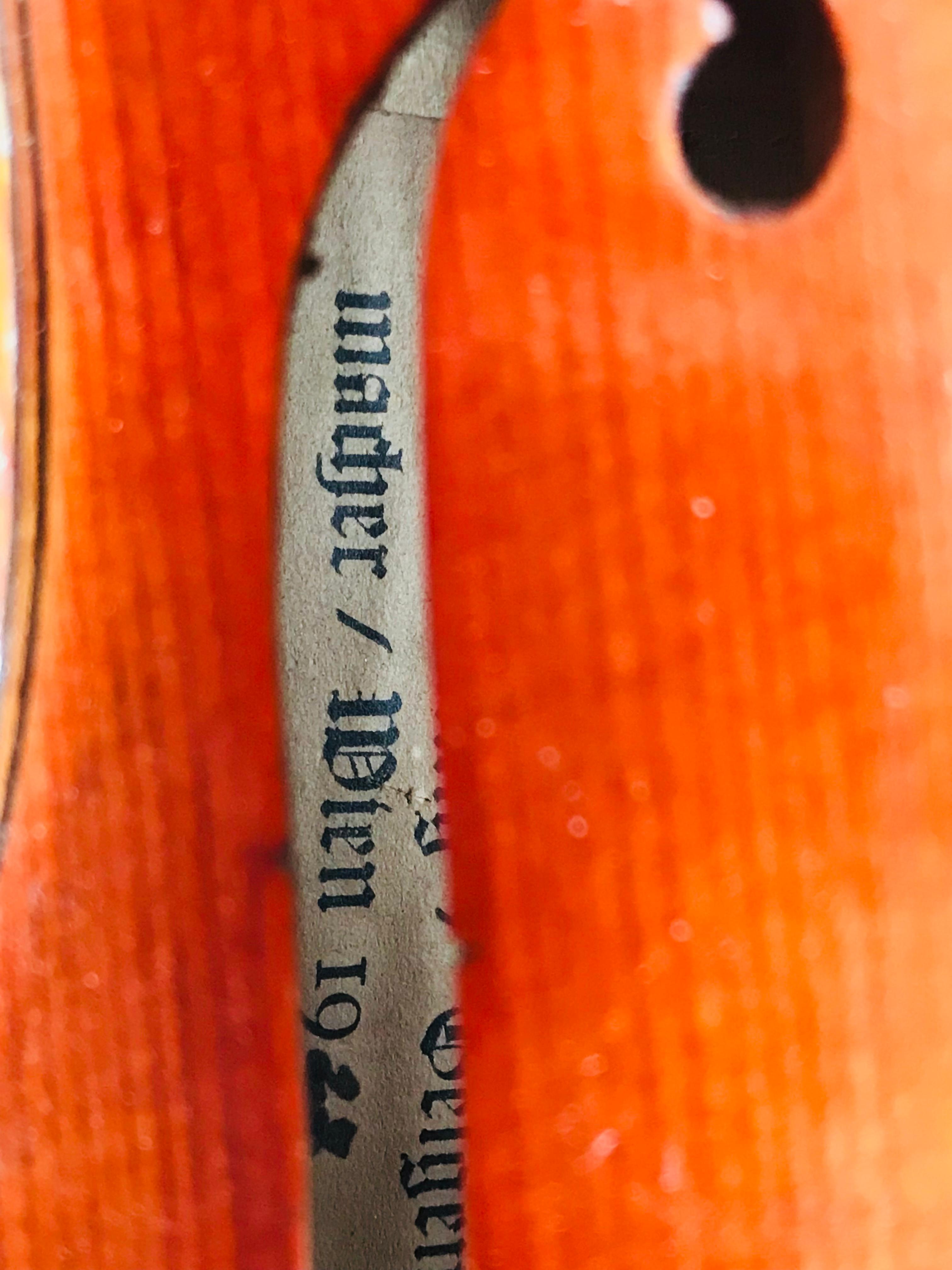 Violin, Fritz Mönnig Markneukirchen, 1923 For Sale 2