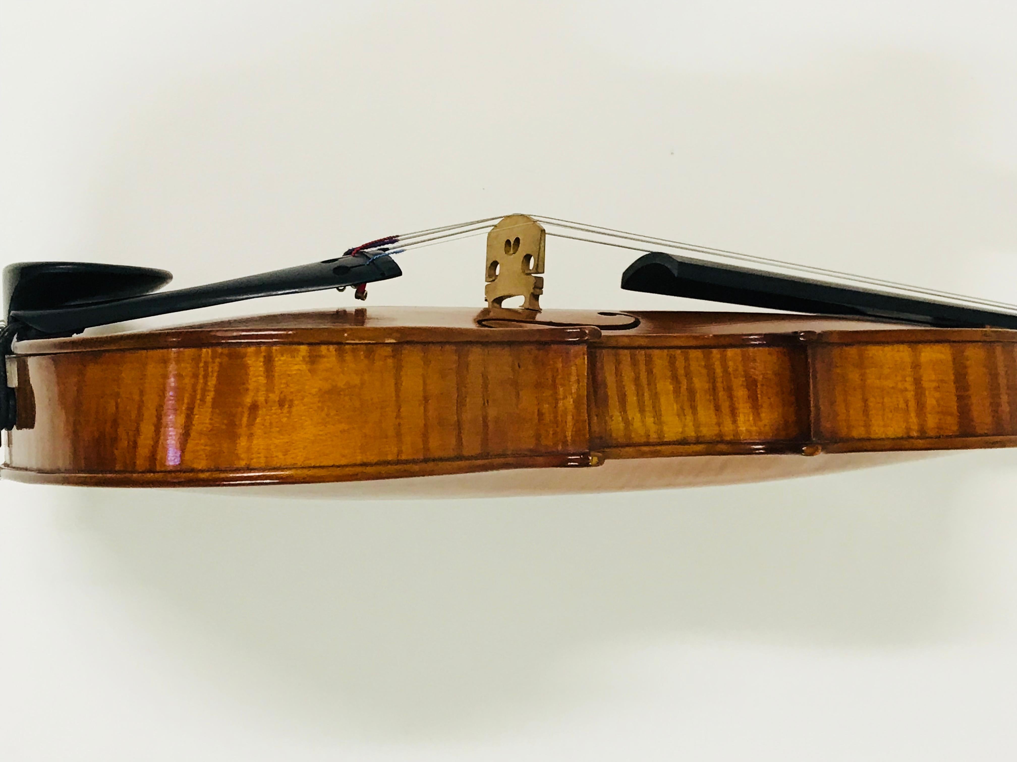 Violine, Fritz Mönnig Markneukirchen, 1923 im Zustand „Gut“ im Angebot in Ceske Mezirici, CZ