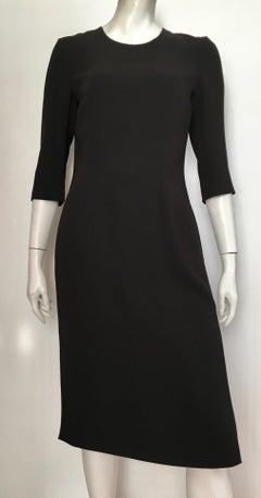 Vionnet Black Shift Dress Size 6.