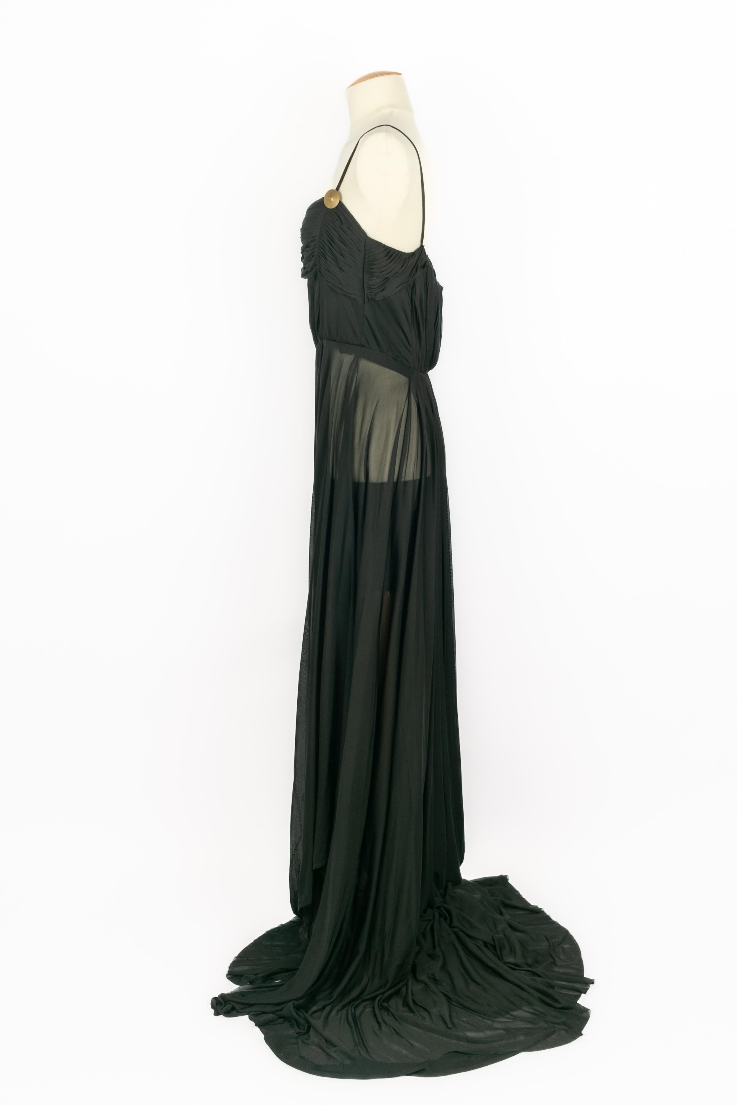 Nero Pantaloni della tuta di Vionnet in vendita