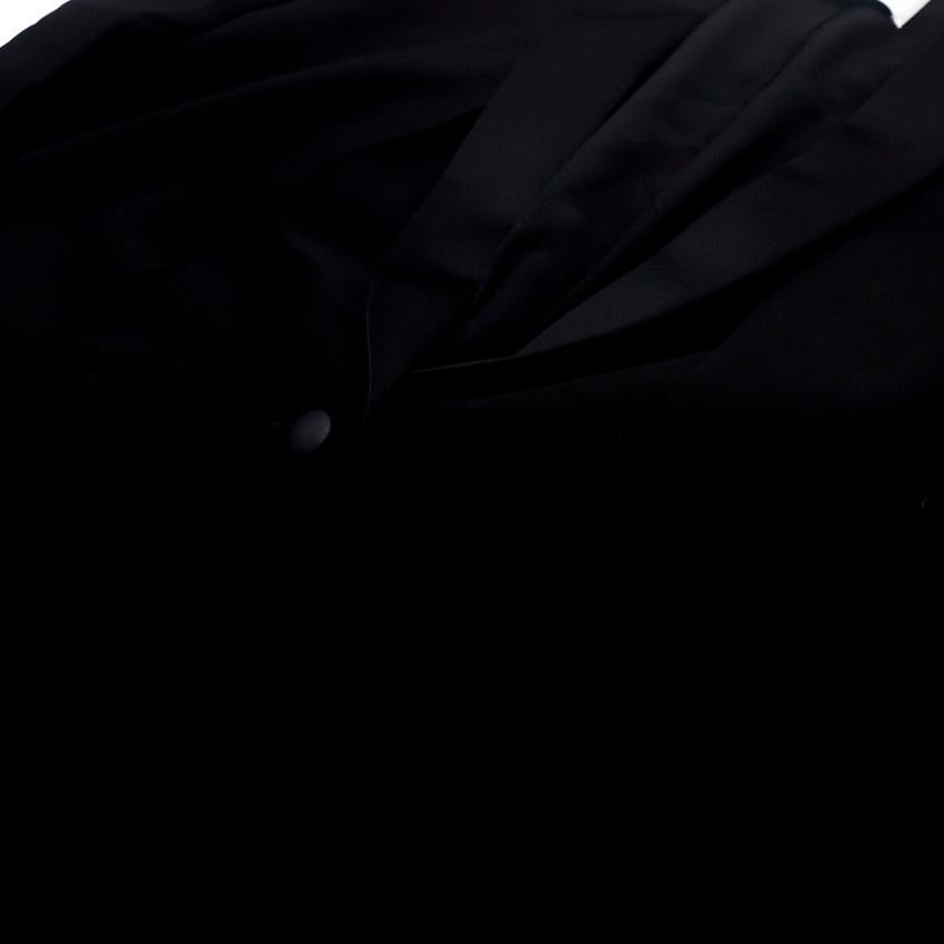 Women's Vionnet Paris Black Double Layer Jacket US 6