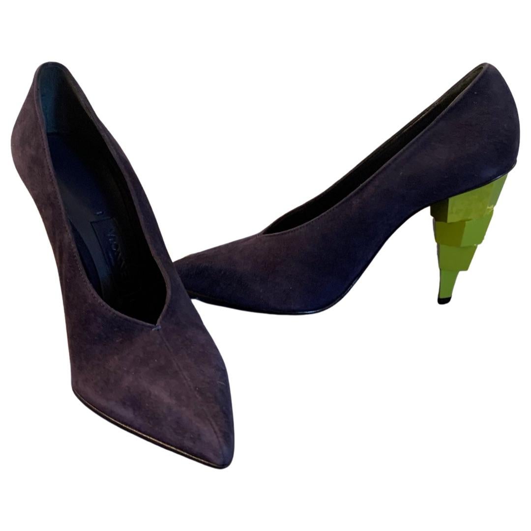 chartreuse heels