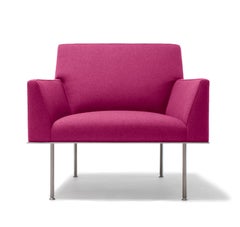 Vioski New Century Modern Angeles Lounge Chair in Fuchsia