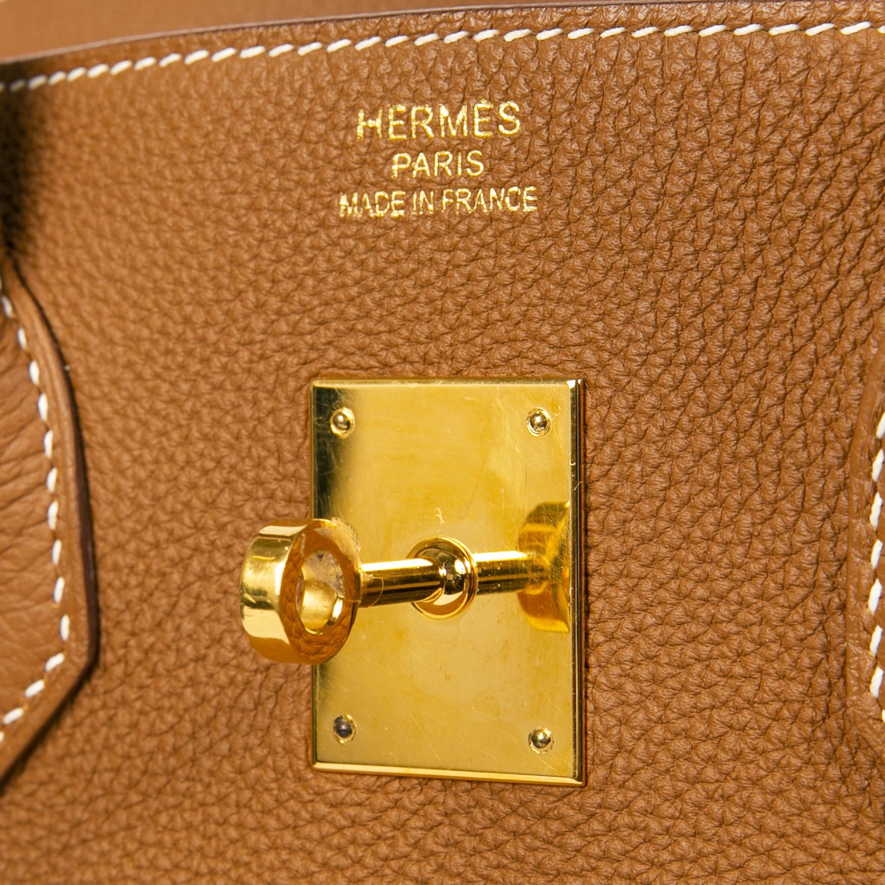 VIP Hermès Birkin 35 Verso Gold / Geranium Togo GHW 2