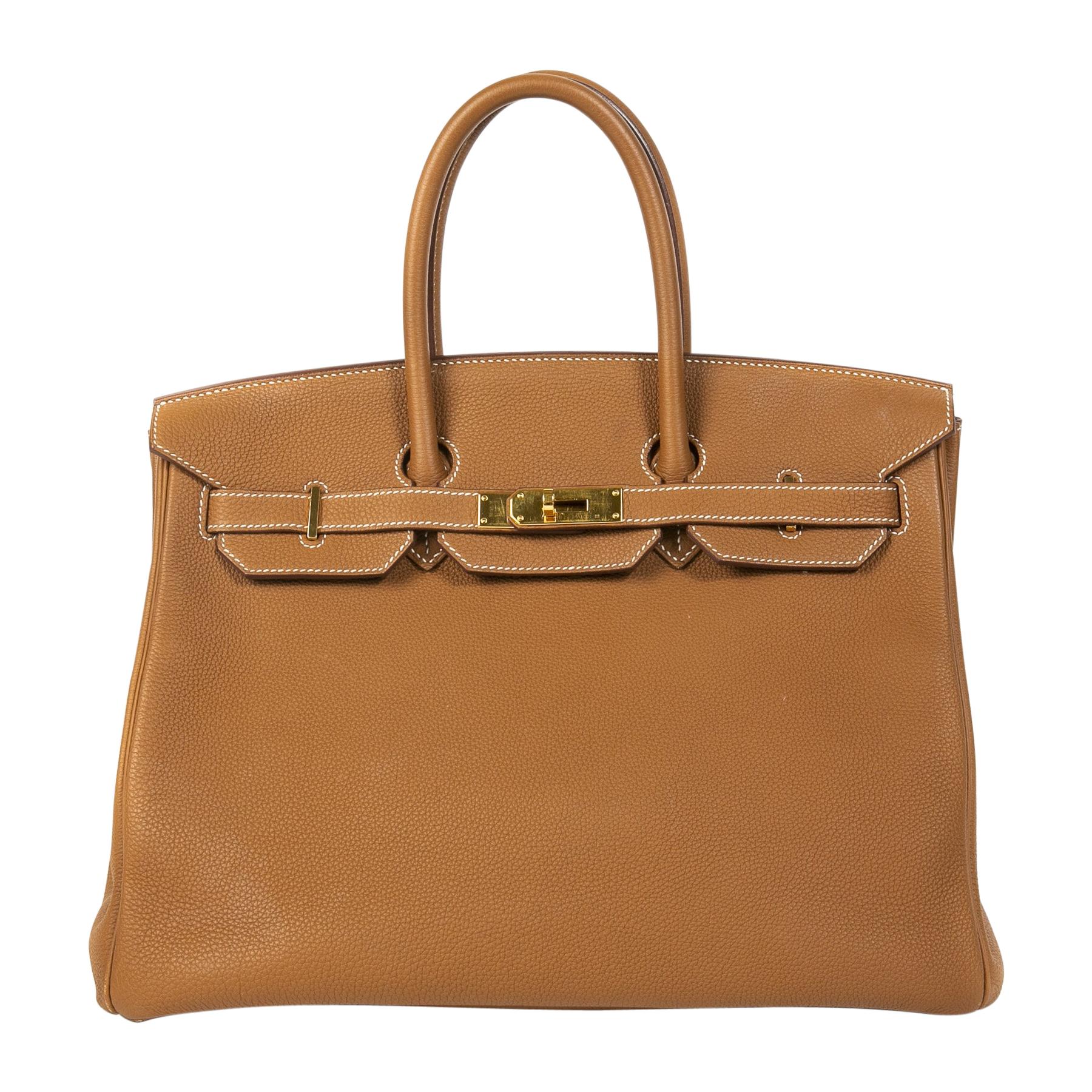 VIP Hermès Birkin 35 Verso Gold / Geranium Togo GHW