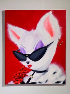 "Toodles Galore" Oil Painting 28" x 24" inch by VIQA