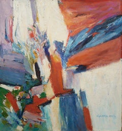 Virgen con el Niño, Pintura abstracta figurativa del siglo XX, Artista de Cleveland