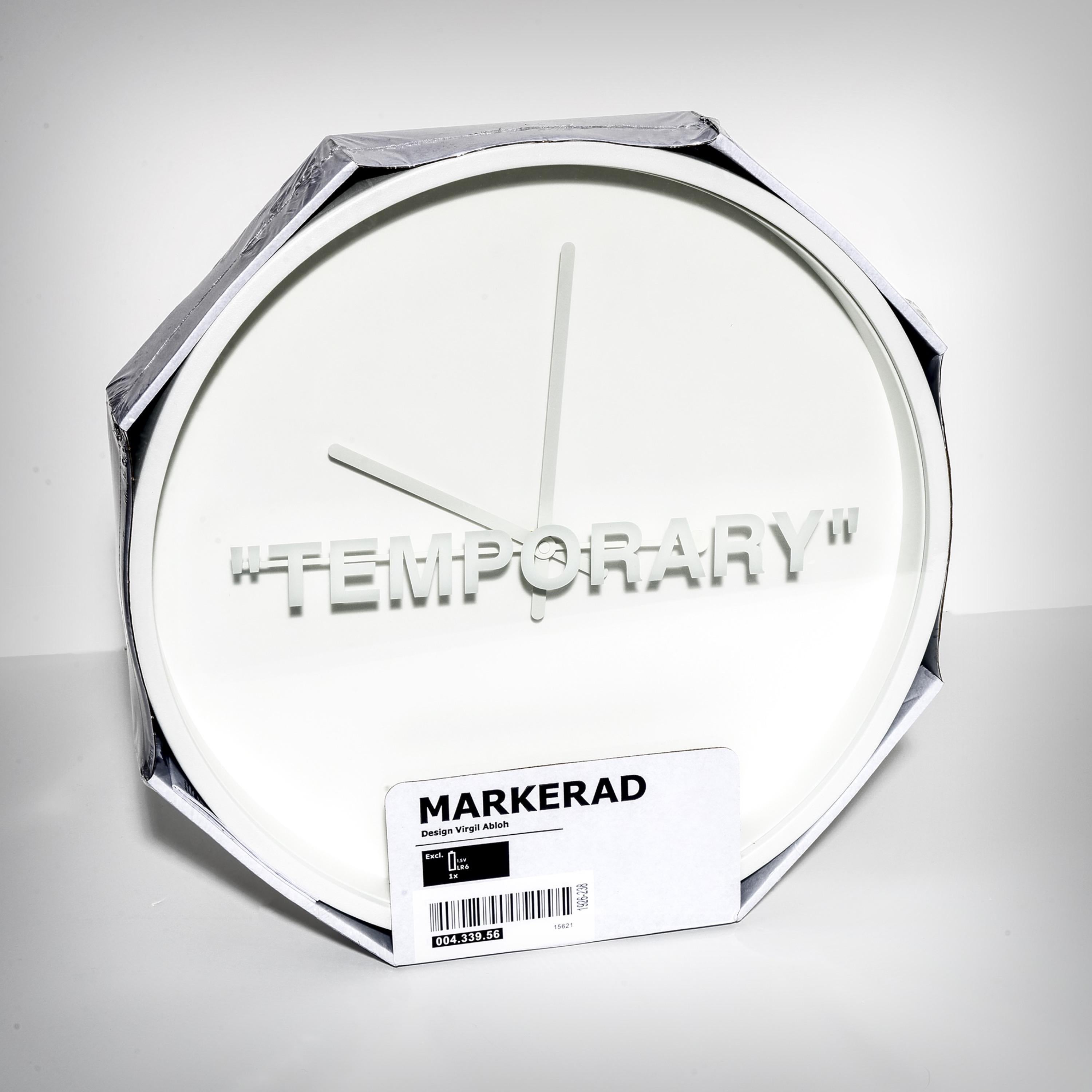 TEMPORARY - Clock - Sculpture by Virgil Abloh