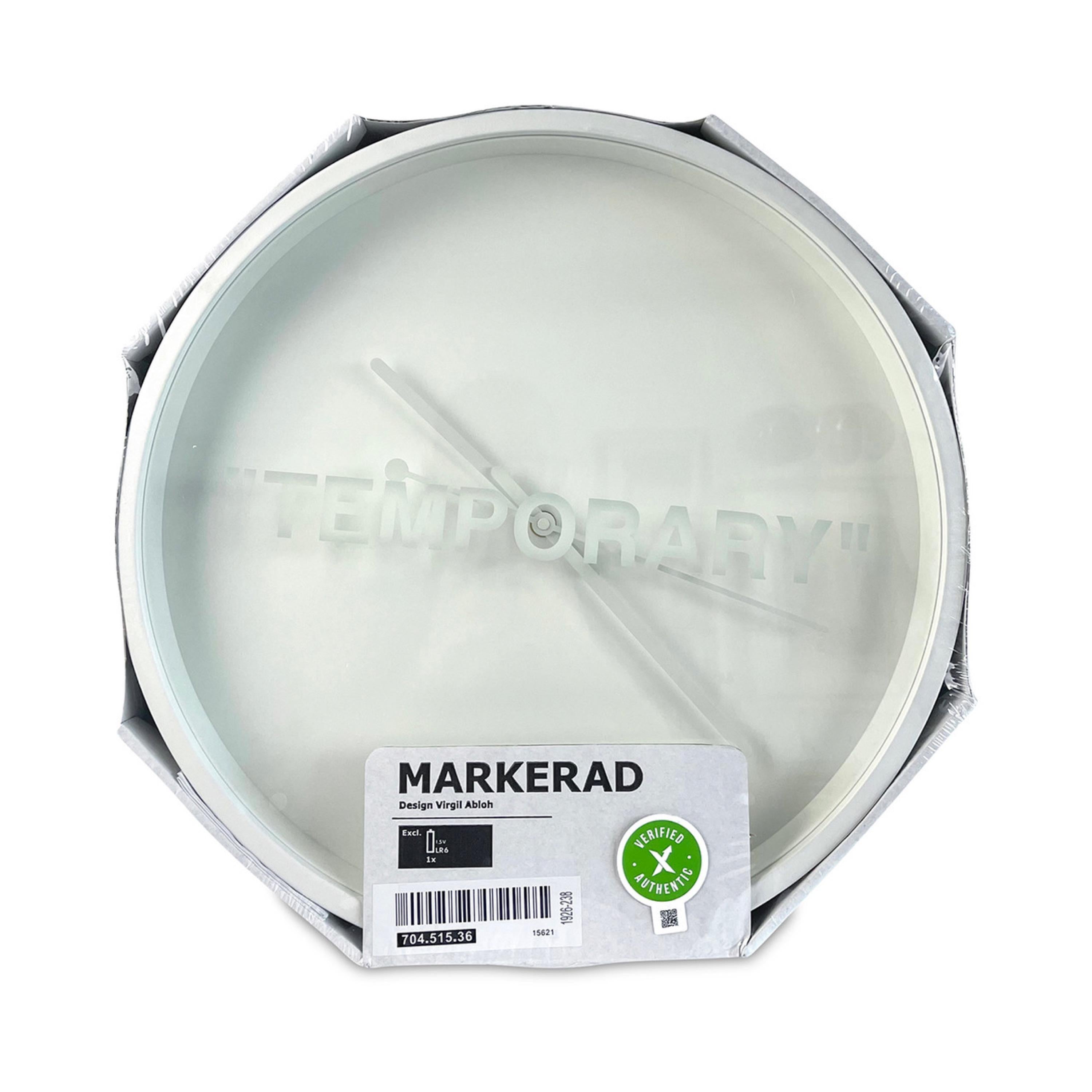 TEMPORARY - Clock - Contemporary Sculpture by Virgil Abloh