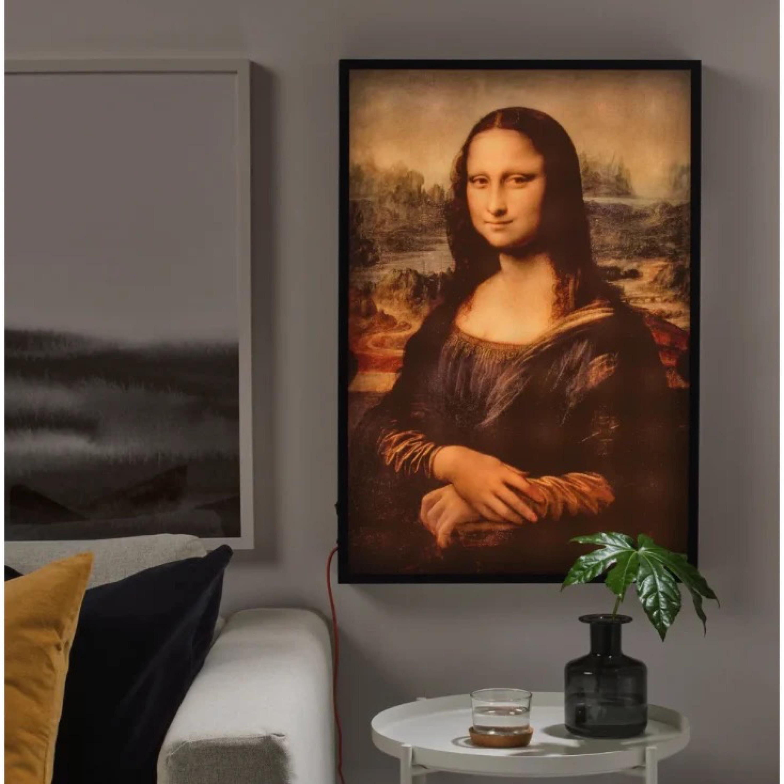 Mona Lisa Lightbox - Contemporary Mixed Media Art by Virgil Abloh 