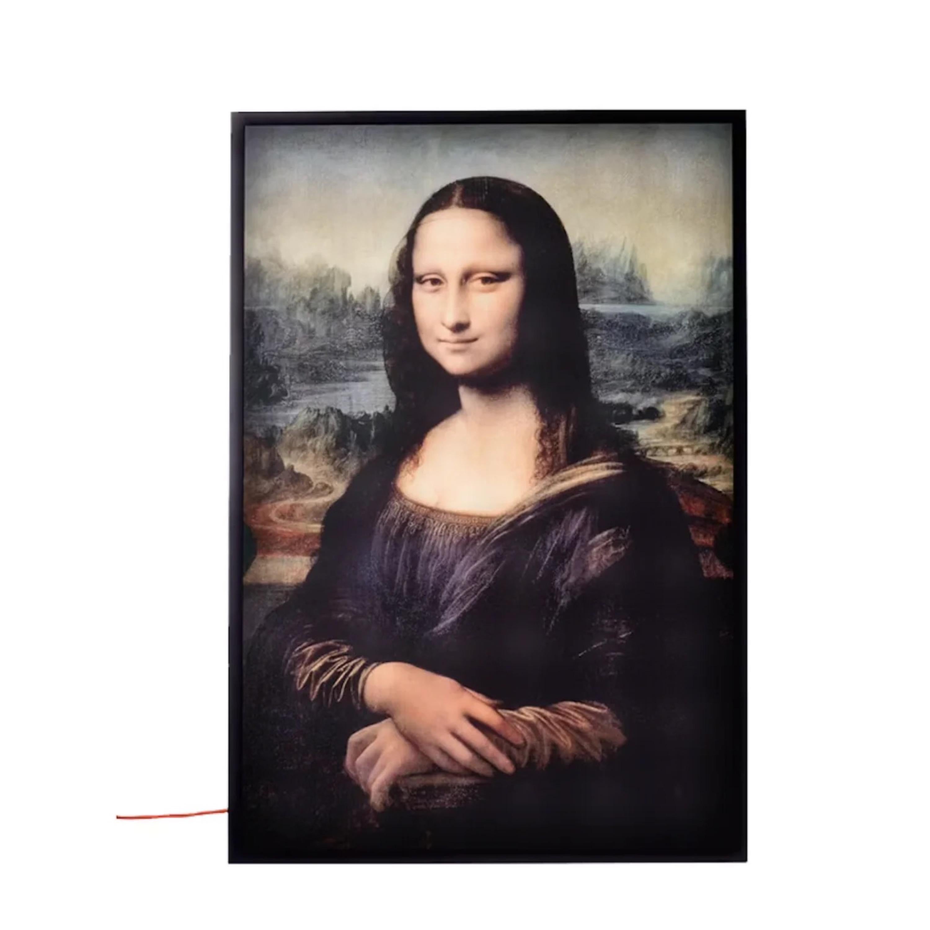 Mona Lisa Lightbox - Mixed Media Art by Virgil Abloh 