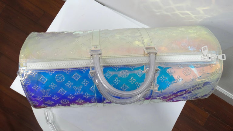 Virgil Abloh for Louis Vuitton KEEPALL BANDOULIÈRE 50 PRISM For Sale at  1stDibs