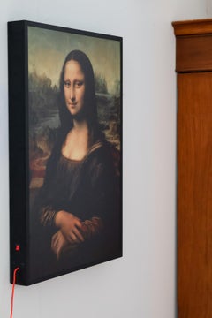Virgil Abloh, "Mona Lisa", Artwork with Steel Frame, 2019