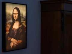 Virgil Abloh, "Mona Lisa", Artwork with Steel Frame, 2019