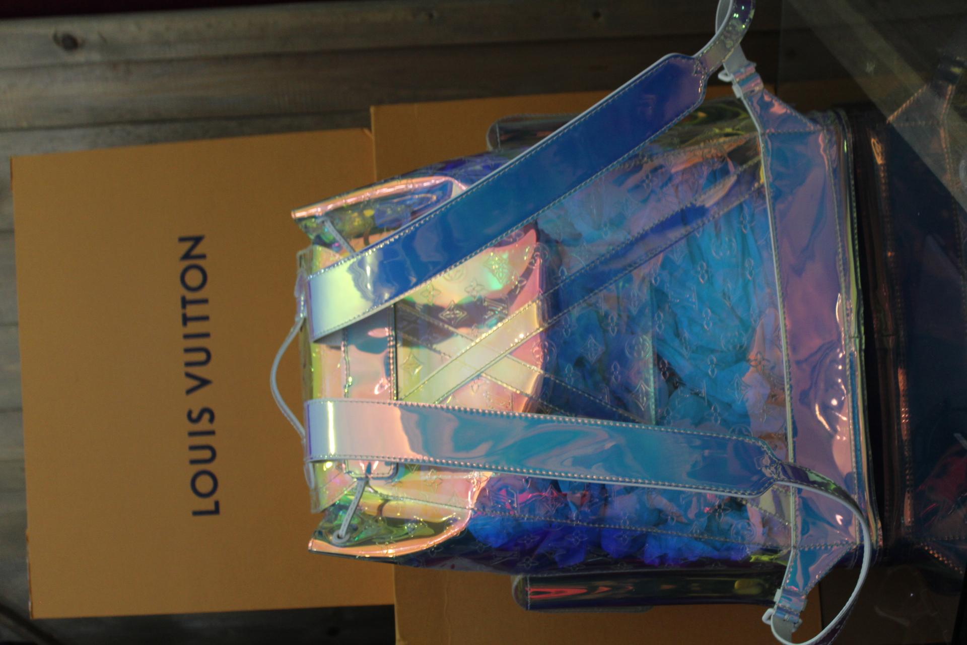 Virgil Abloh x Louis Vuitton Prism Christopher GM Backpack Bag 4