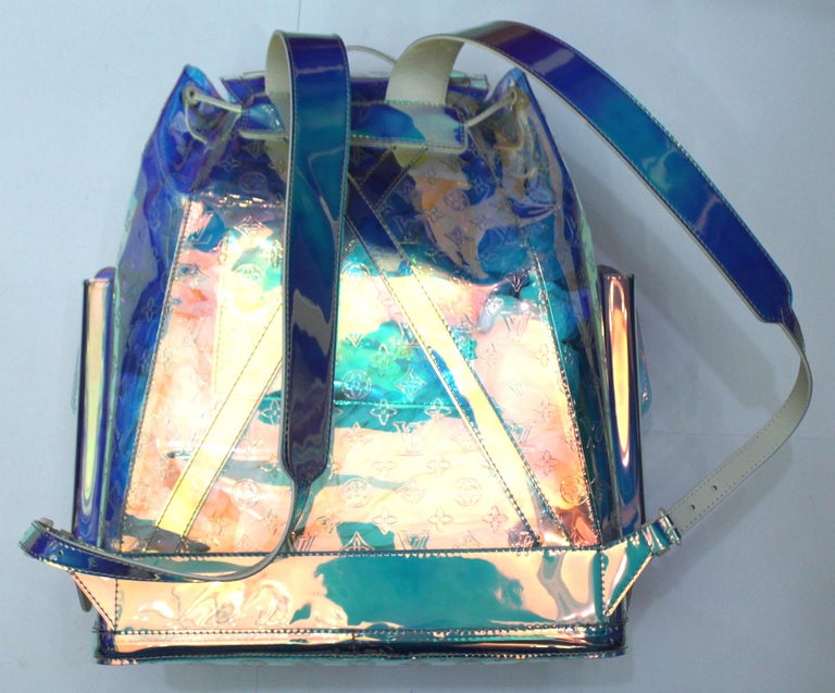 Virgil Abloh x Louis Vuitton Prism Christopher GM Backpack Bag For Sale at 1stdibs