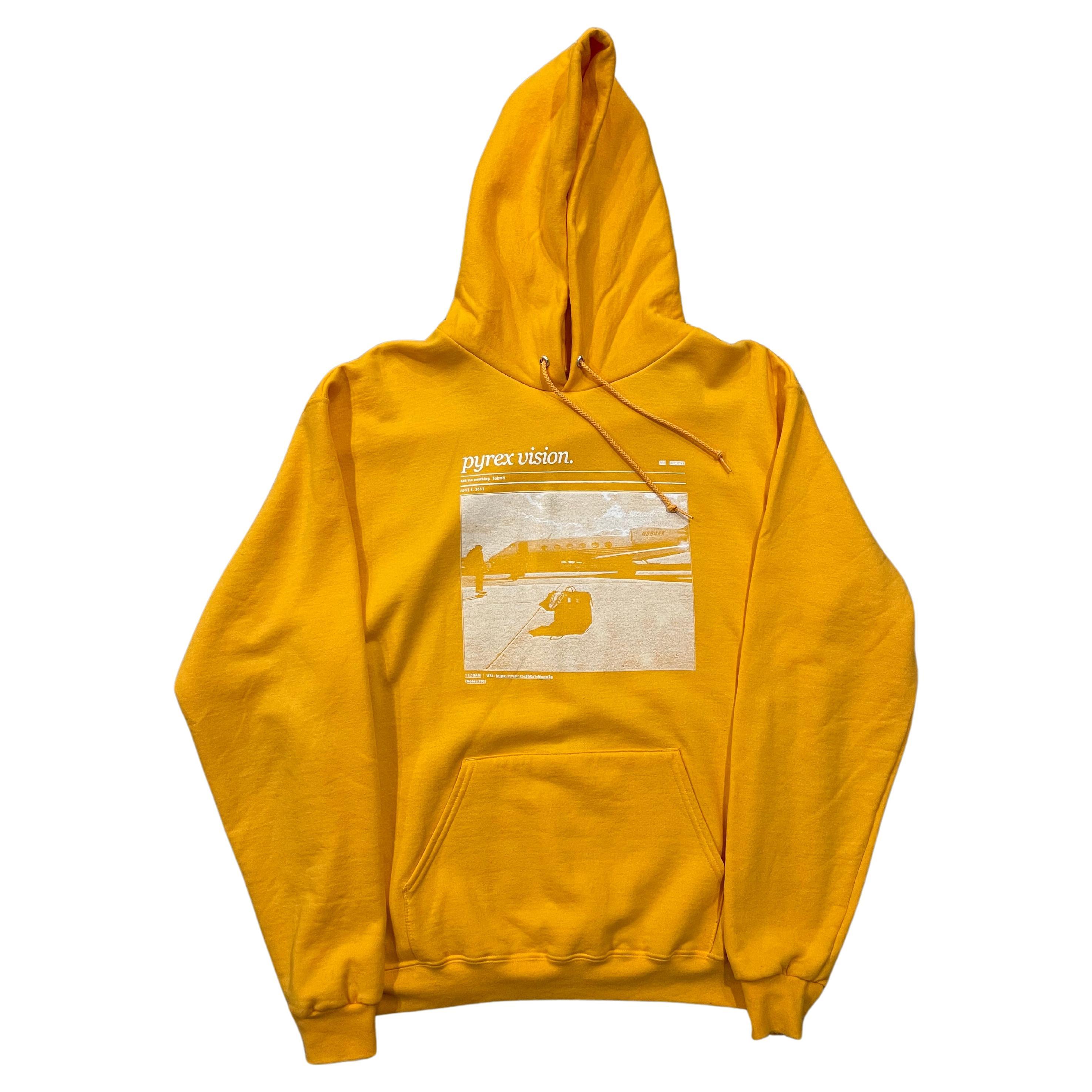 Virgil x MCA Figures of Speech Pyrex Vision Yellow Hoodie For Sale