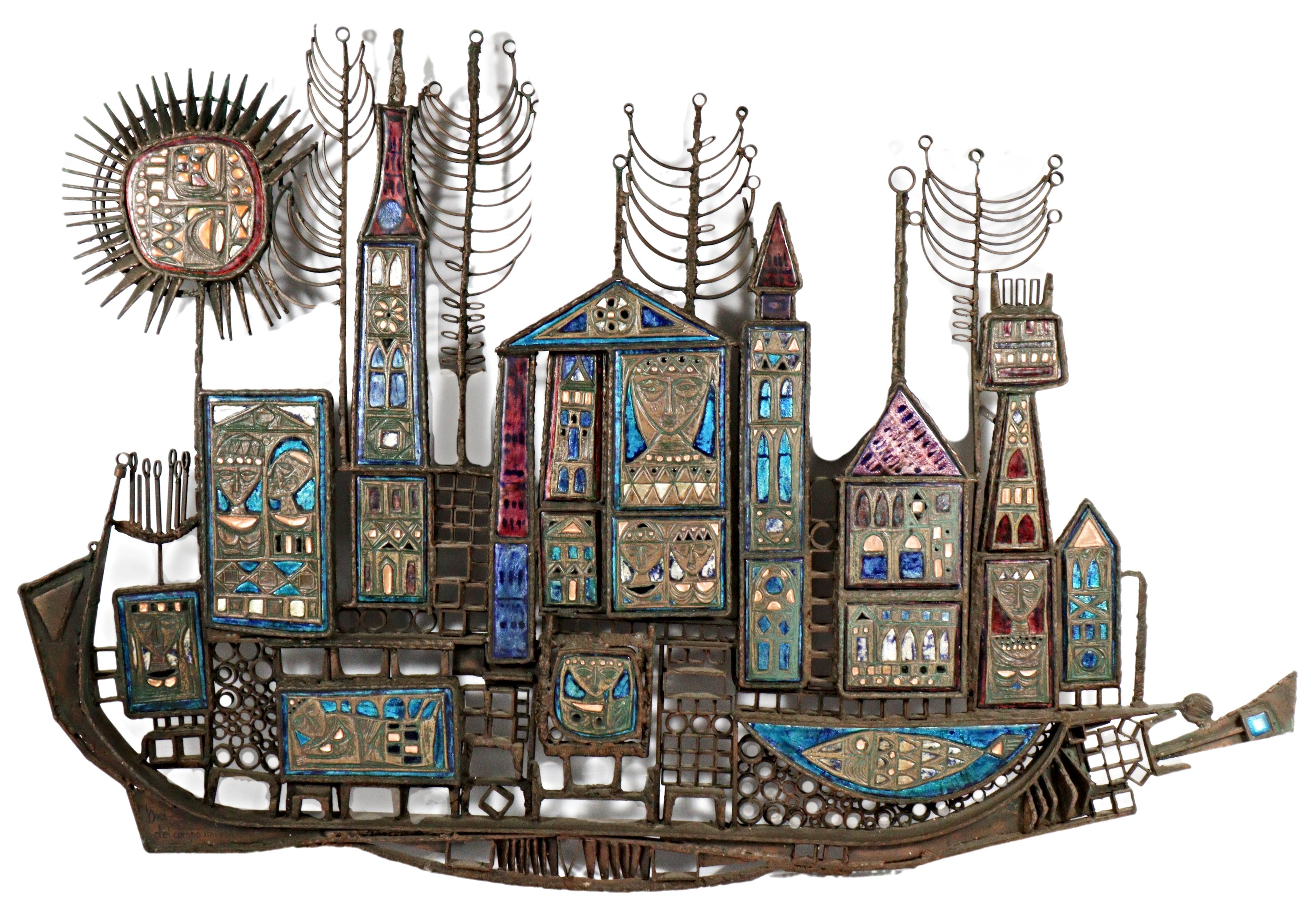 "Schiff", aus der Serie Leben in Venedig – Art von Virgilio Bari