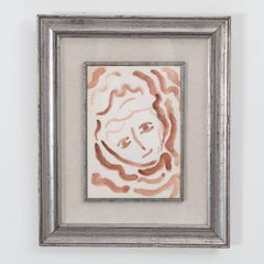 Virgillio Guidi Painting, Framed Oil on Canvas, Italy, 1964