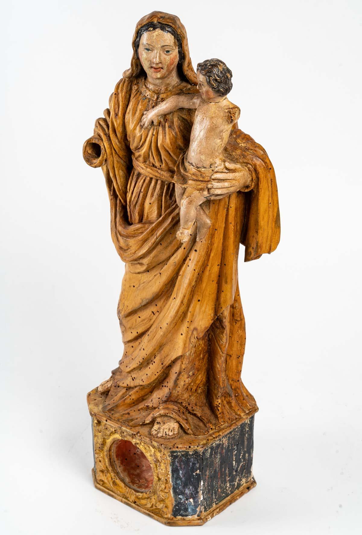 17th Century Virgin and Child, 17th century