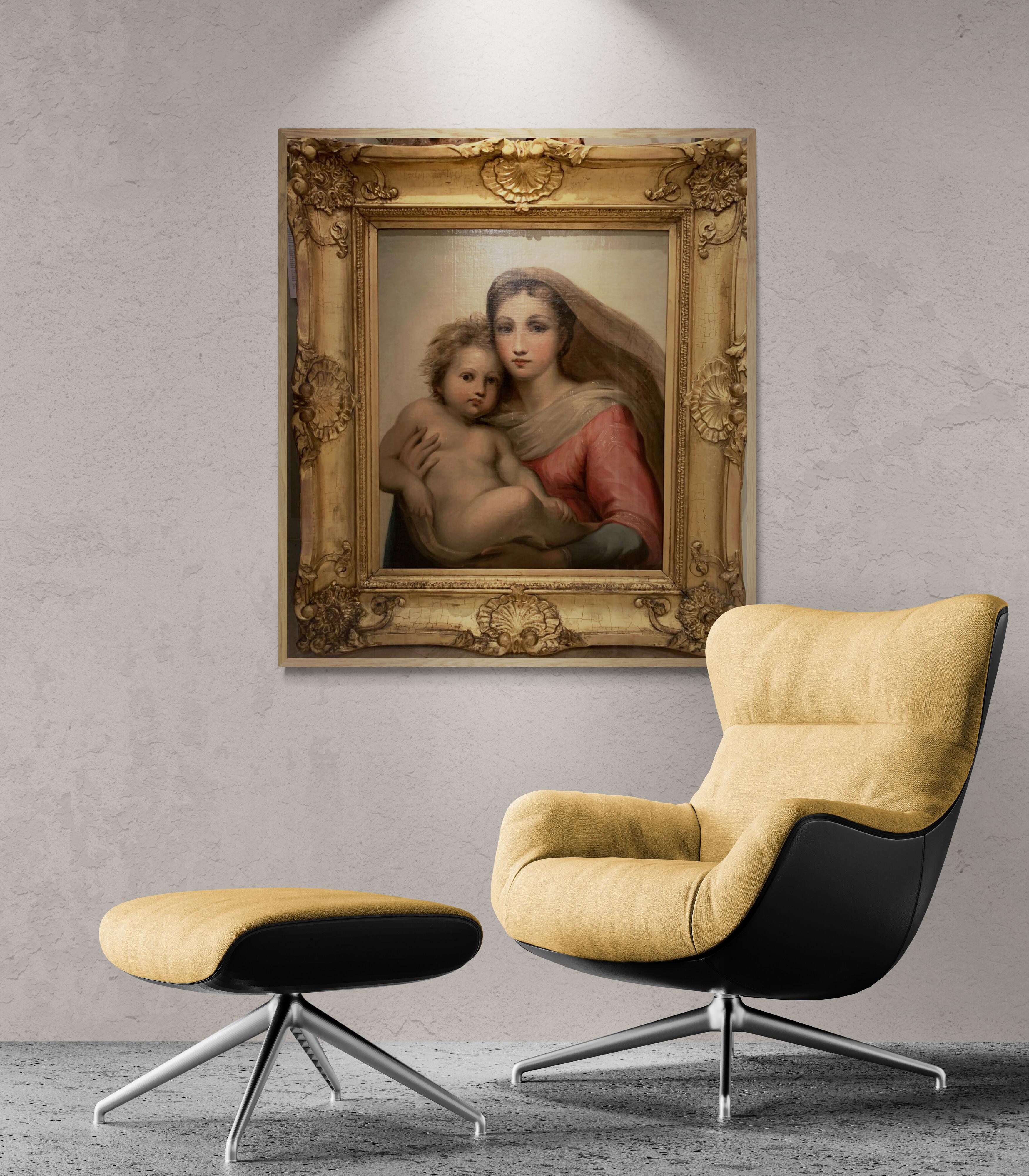 Restauration Virgin and Child 