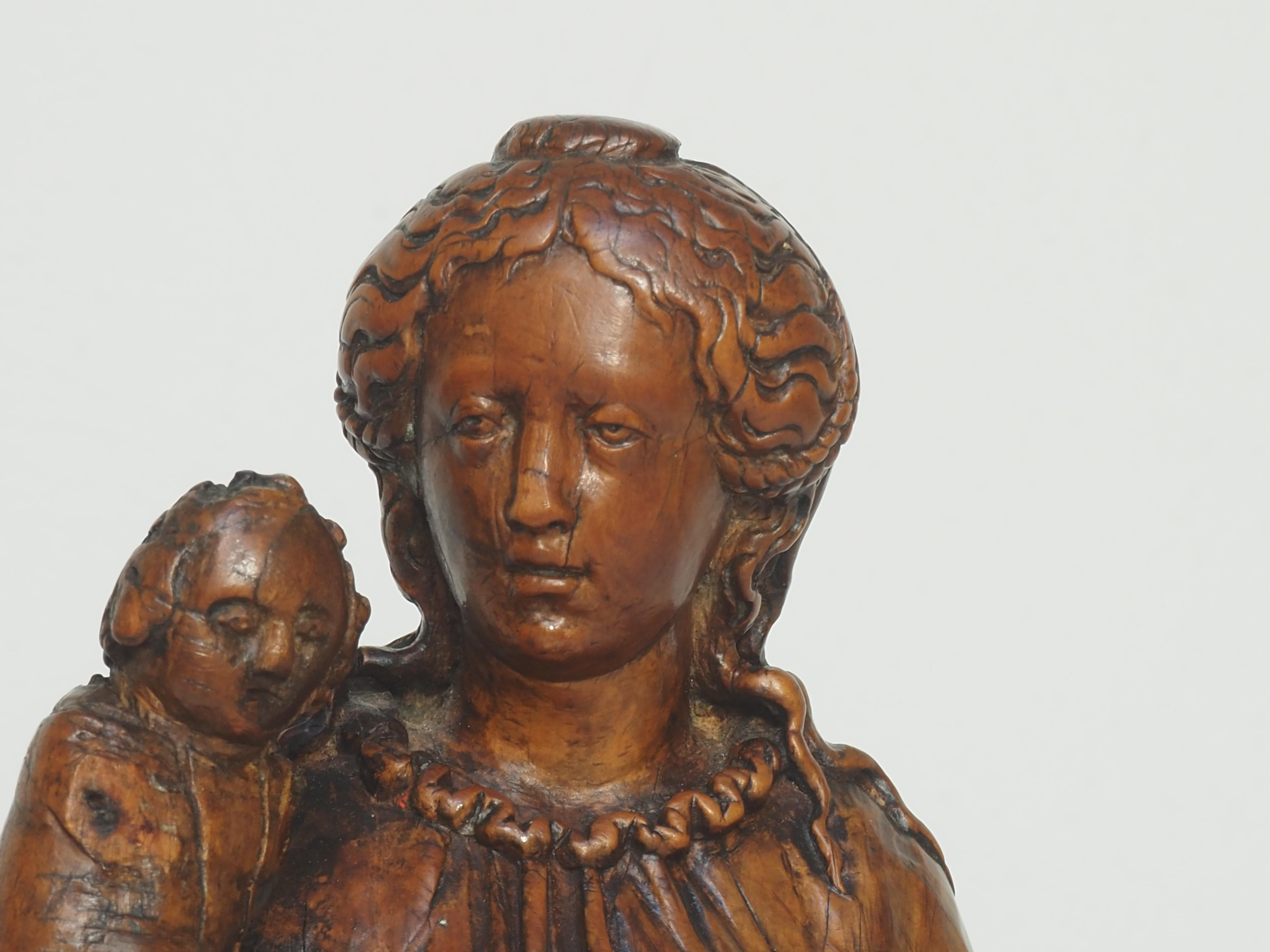 Belgian Virgin and Child, Flanders, early 17th century For Sale