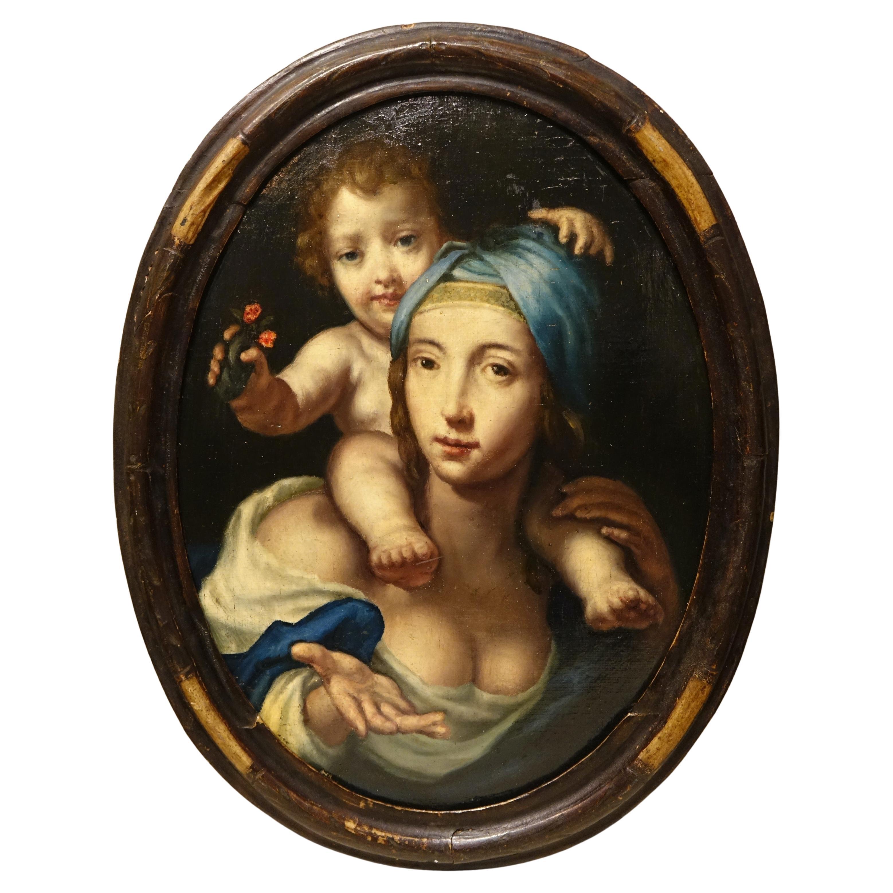 Jungfrau und Kind, Französische Schule des 18. Jahrhunderts